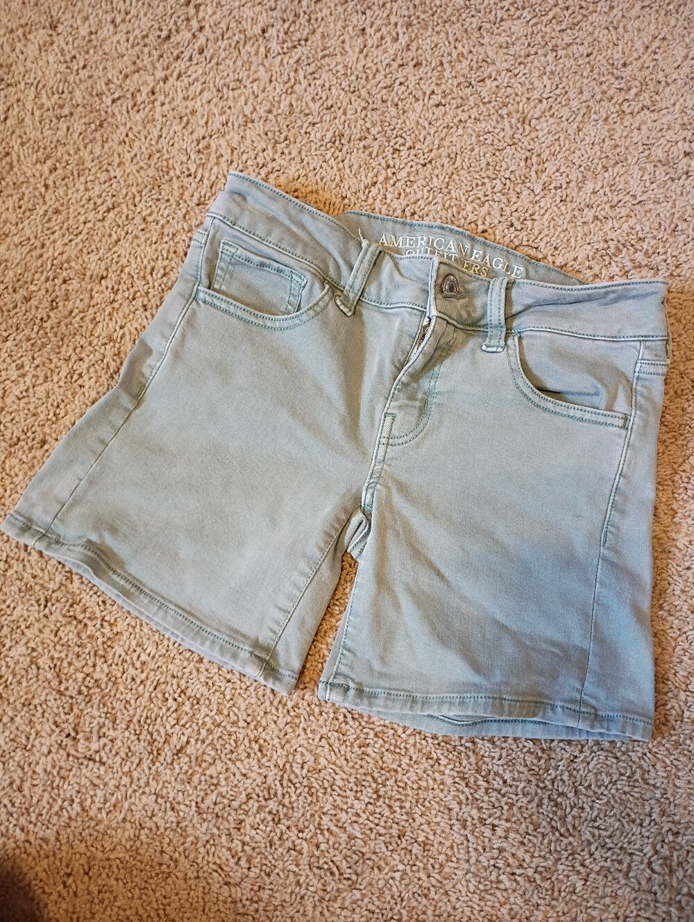 American Eagle Outfitters Mint Green Women's Denim Shorts